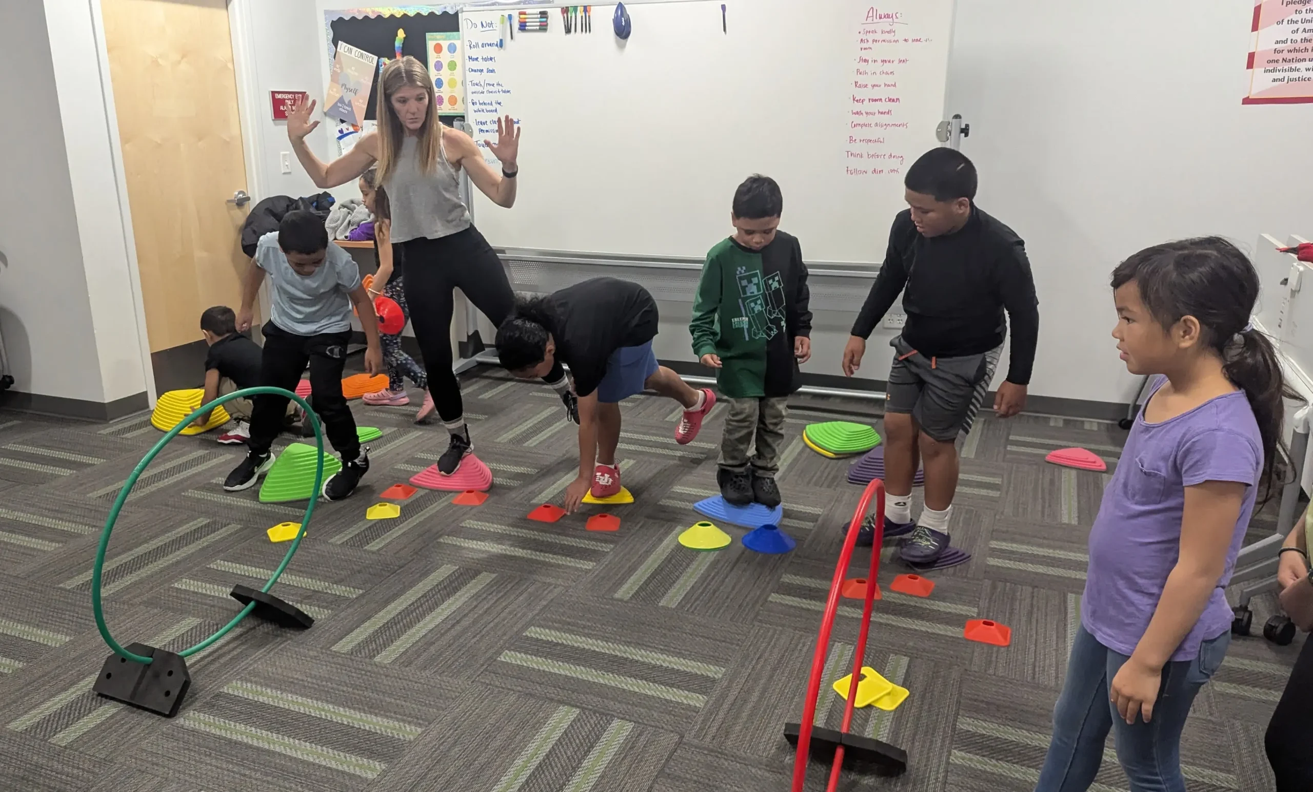 Movement and wellness program at Westbridge Learning Academy.
